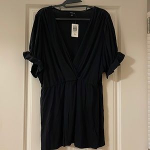 Torrid ribbed babydoll shirt